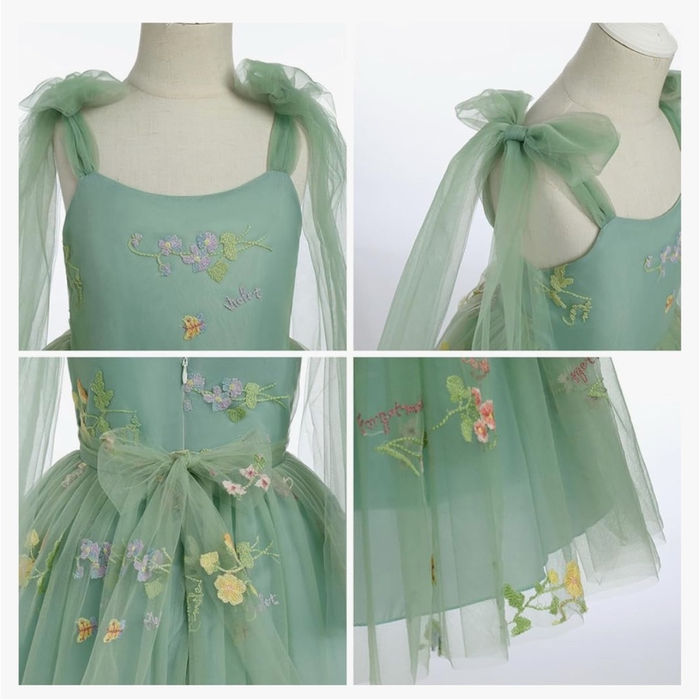 Fairy Dress Flower Girl First Birthday Photoshoot Dress- Size 90 (1-2yrs) - Picture 4 of 7